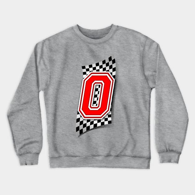 Racer Number 0 Crewneck Sweatshirt by Adatude